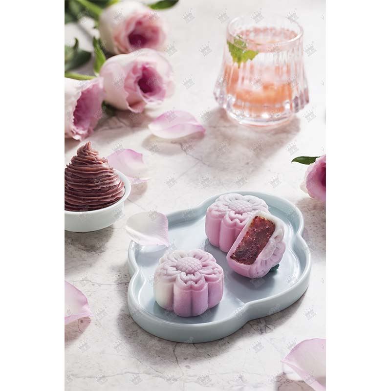 冠喜冰皮朗姆玫瑰月餅